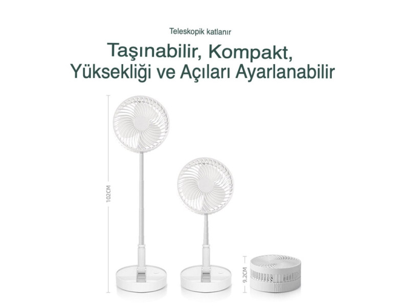 Konfulon FS17 Masaüstü Soğutma Fanı