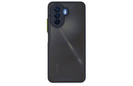 Newface Huawei Nova Y70 Kılıf Montreal Silikon Kapak - Lacivert