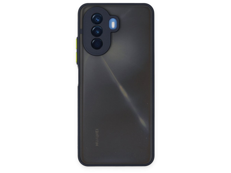 Newface Huawei Nova Y70 Kılıf Montreal Silikon Kapak - Lacivert