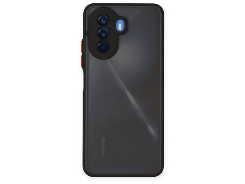 Newface Huawei Nova Y70 Kılıf Montreal Silikon Kapak - Siyah