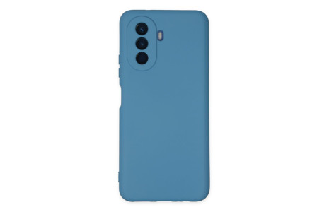Newface Huawei Nova Y70 Kılıf Nano içi Kadife Silikon - Mavi