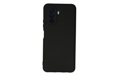 Newface Huawei Nova Y70 Kılıf Nano içi Kadife Silikon - Siyah