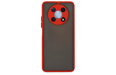 Newface Huawei Nova Y90 Kılıf Montreal Silikon Kapak - Kırmızı