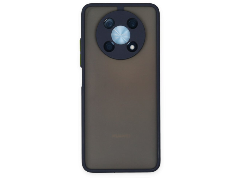 Newface Huawei Nova Y90 Kılıf Montreal Silikon Kapak - Lacivert