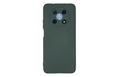 Newface Huawei Nova Y90 Kılıf Nano içi Kadife Silikon - Koyu Yeşil
