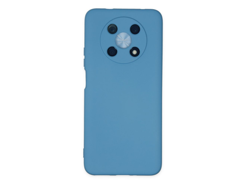 Newface Huawei Nova Y90 Kılıf Nano içi Kadife Silikon - Mavi