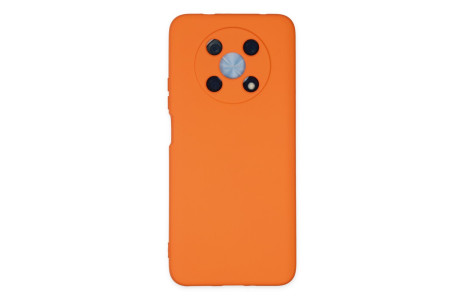 Newface Huawei Nova Y90 Kılıf Nano içi Kadife Silikon - Turuncu