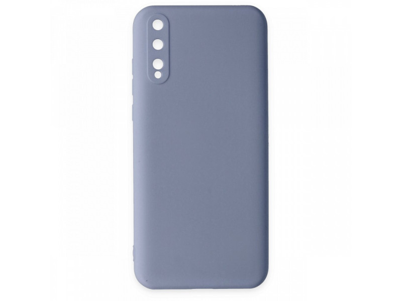 Newface Huawei P Smart S Kılıf Nano içi Kadife Silikon - Gri