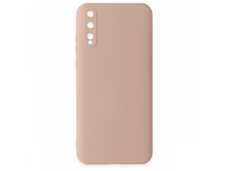 Newface Huawei P Smart S Kılıf Nano içi Kadife Silikon - Pudra