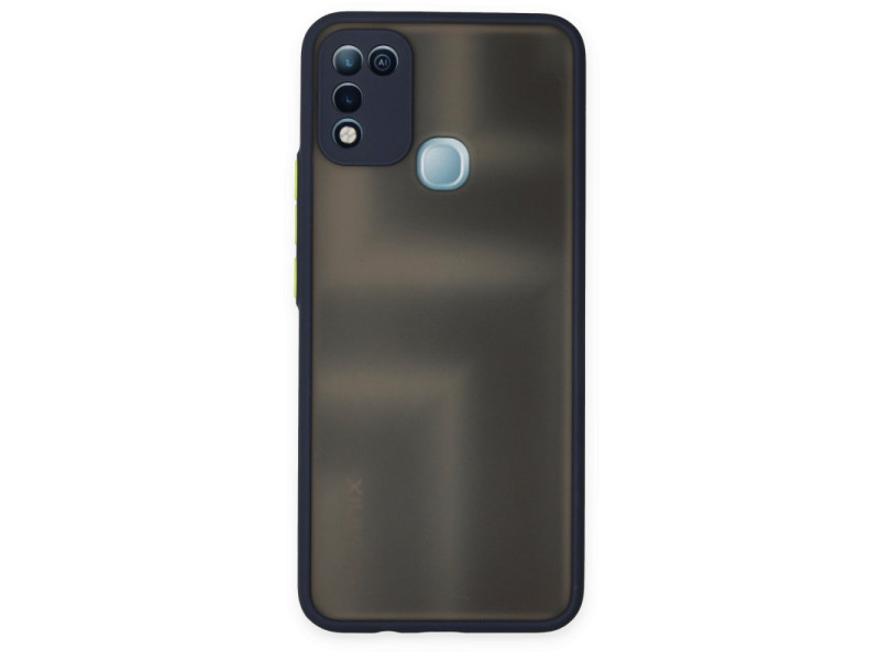 Newface İnfinix Hot 10 Play Kılıf Montreal Silikon Kapak - Lacivert