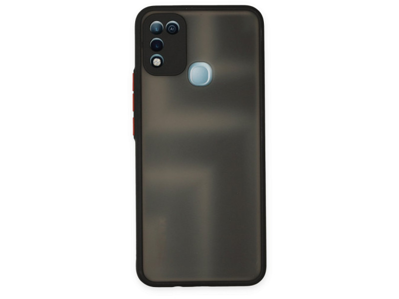 Newface İnfinix Hot 10 Play Kılıf Montreal Silikon Kapak - Siyah