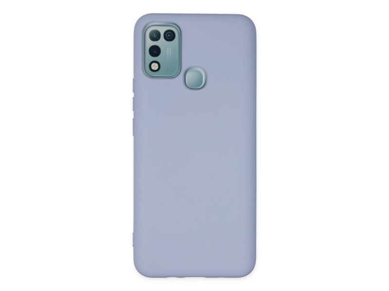 Newface İnfinix Hot 10 Play Kılıf Nano içi Kadife Silikon - Lila
