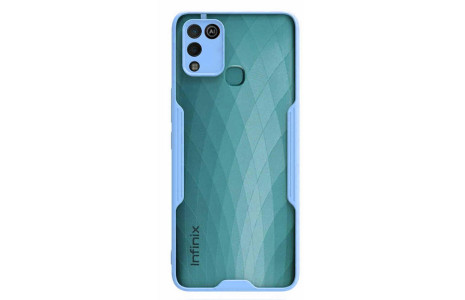 Newface İnfinix Hot 10 Play Kılıf Platin Silikon - Mavi