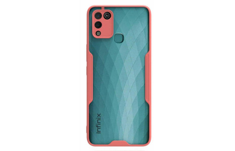 Newface İnfinix Hot 10 Play Kılıf Platin Silikon - Pembe