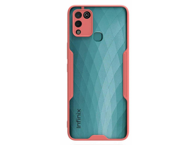 Newface İnfinix Hot 10 Play Kılıf Platin Silikon - Pembe
