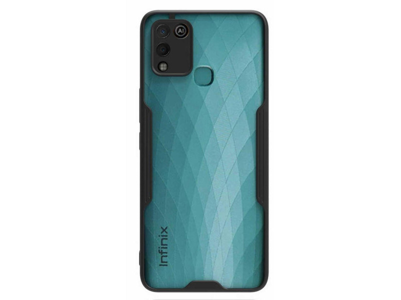 Newface İnfinix Hot 10 Play Kılıf Platin Silikon - Siyah