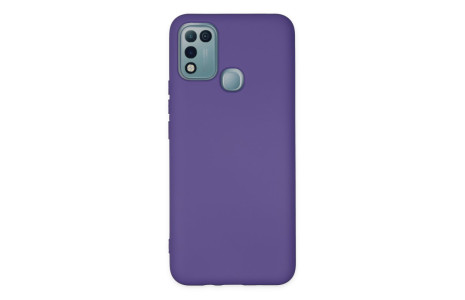 Newface İnfinix Hot 11 Play Kılıf Nano içi Kadife Silikon - Mor