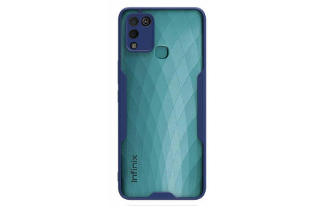Newface İnfinix Hot 11 Play Kılıf Platin Silikon - Lacivert