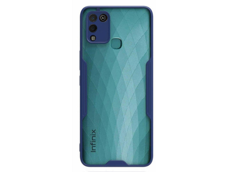 Newface İnfinix Hot 11 Play Kılıf Platin Silikon - Lacivert