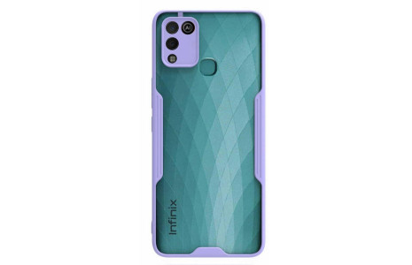 Newface İnfinix Hot 11 Play Kılıf Platin Silikon - Lila