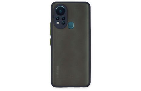 Newface İnfinix Hot 11s Kılıf Montreal Silikon Kapak - Lacivert