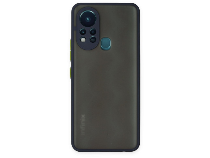 Newface İnfinix Hot 11s Kılıf Montreal Silikon Kapak - Lacivert
