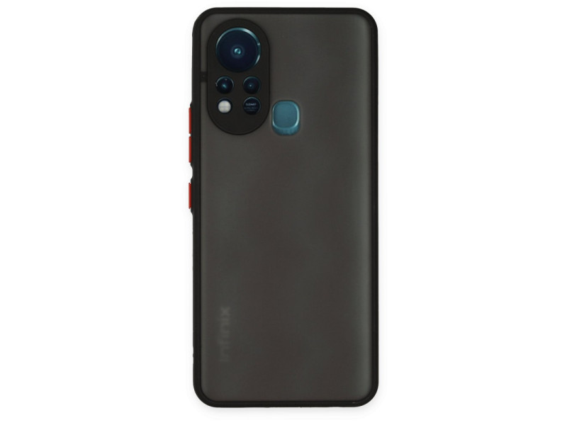 Newface İnfinix Hot 11s Kılıf Montreal Silikon Kapak - Siyah