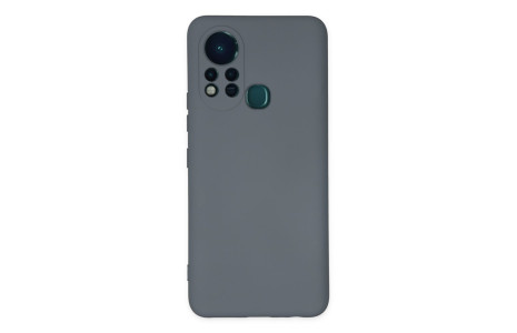 Newface İnfinix Hot 11s Kılıf Nano içi Kadife Silikon - Gri