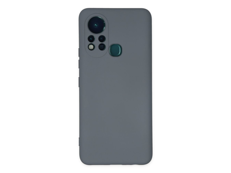 Newface İnfinix Hot 11s Kılıf Nano içi Kadife Silikon - Gri