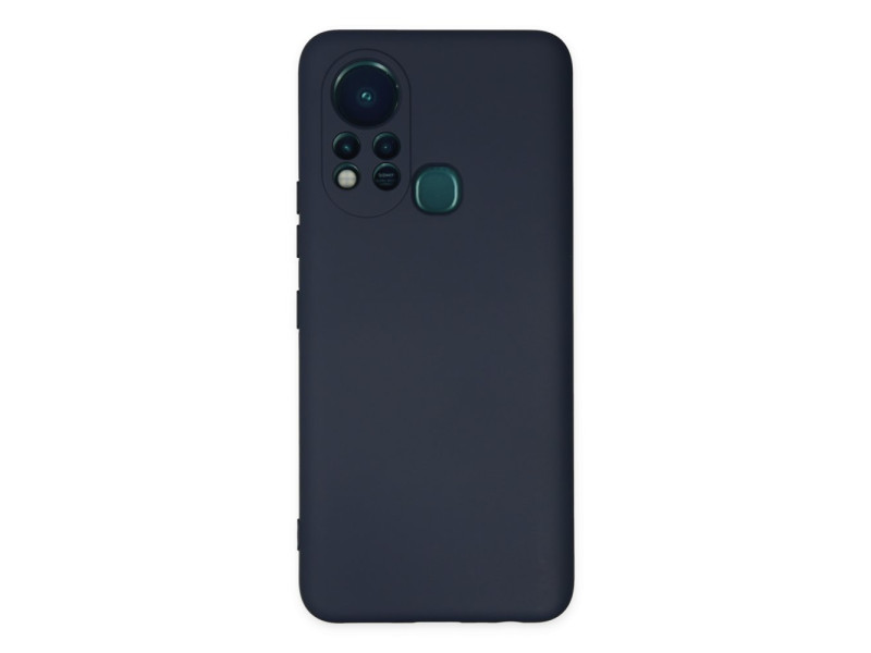 Newface İnfinix Hot 11s Kılıf Nano içi Kadife Silikon - Lacivert