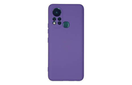Newface İnfinix Hot 11s Kılıf Nano içi Kadife Silikon - Mor