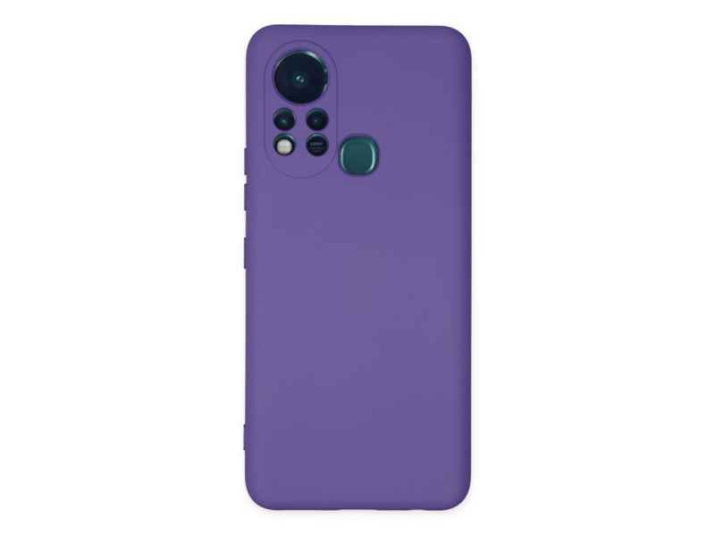 Newface İnfinix Hot 11s Kılıf Nano içi Kadife Silikon - Mor