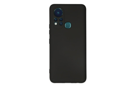 Newface İnfinix Hot 11s Kılıf Nano içi Kadife Silikon - Siyah