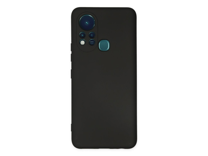 Newface İnfinix Hot 11s Kılıf Nano içi Kadife Silikon - Siyah