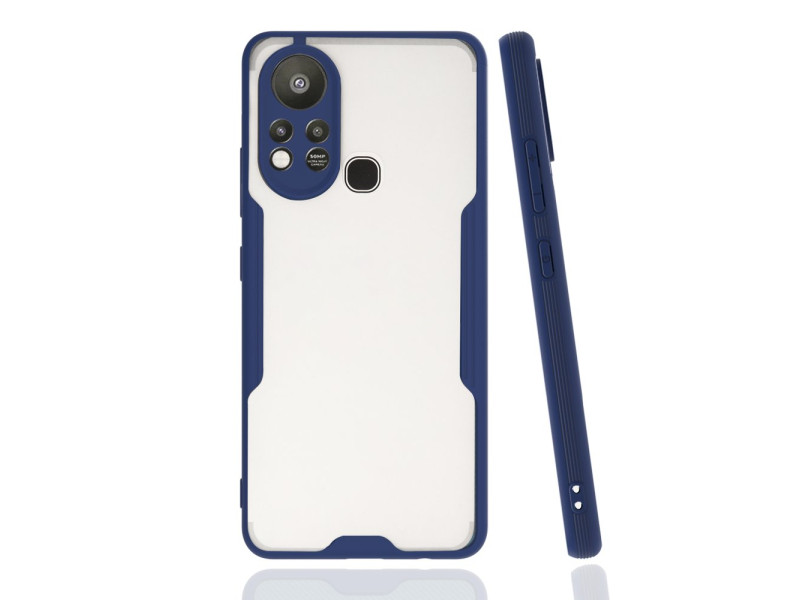 Newface İnfinix Hot 11s Kılıf Platin Silikon - Lacivert