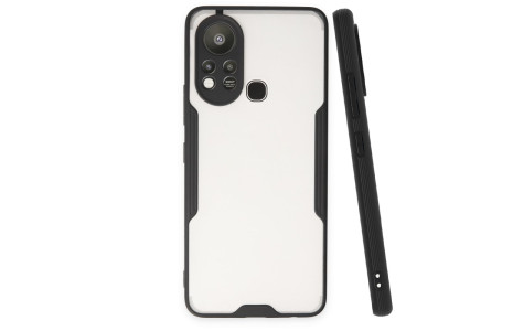 Newface İnfinix Hot 11s Kılıf Platin Silikon - Siyah