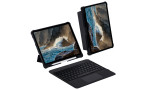 Newface iPad Pro 12.9 (2020) Kılıf İnter Ledli Klavyeli Tablet Kılıfı - Siyah