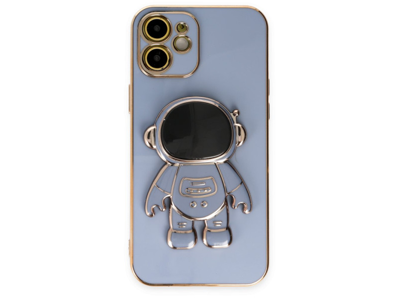 Newface iPhone 11 Kılıf Aston Stand Silikon - Mavi
