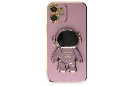 Newface iPhone 11 Kılıf Aston Stand Silikon - Mor