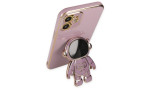 Newface iPhone 11 Kılıf Aston Stand Silikon - Mor