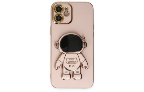Newface iPhone 11 Kılıf Aston Stand Silikon - Pembe