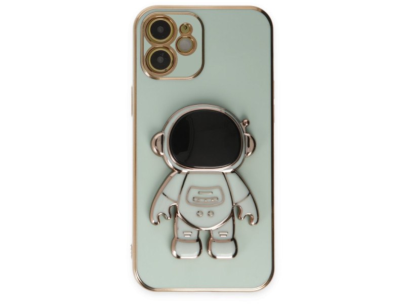 Newface iPhone 11 Kılıf Aston Stand Silikon - Yeşil