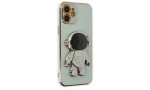 Newface iPhone 11 Kılıf Aston Stand Silikon - Yeşil