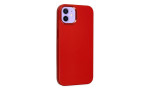Newface iPhone 11 Kılıf Asya Deri Silikon - Kırmızı