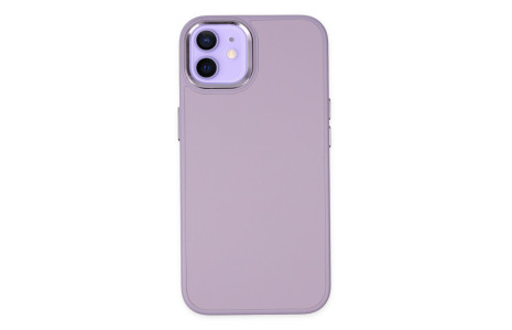 Newface iPhone 11 Kılıf Asya Deri Silikon - Lila