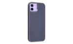 Newface iPhone 11 Kılıf Asya Deri Silikon - Mor