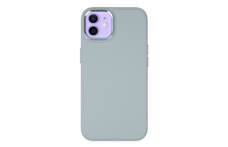 Newface iPhone 11 Kılıf Asya Deri Silikon - Sierra Blue