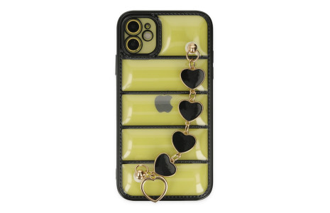 Newface iPhone 11 Kılıf Berlin Elcekli Silikon - Siyah