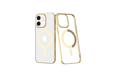 Newface iPhone 11 Kılıf Element Magneticsafe Sert Kapak - Gold