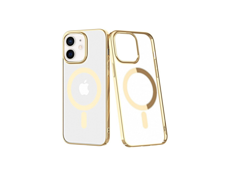 Newface iPhone 11 Kılıf Element Magneticsafe Sert Kapak - Gold